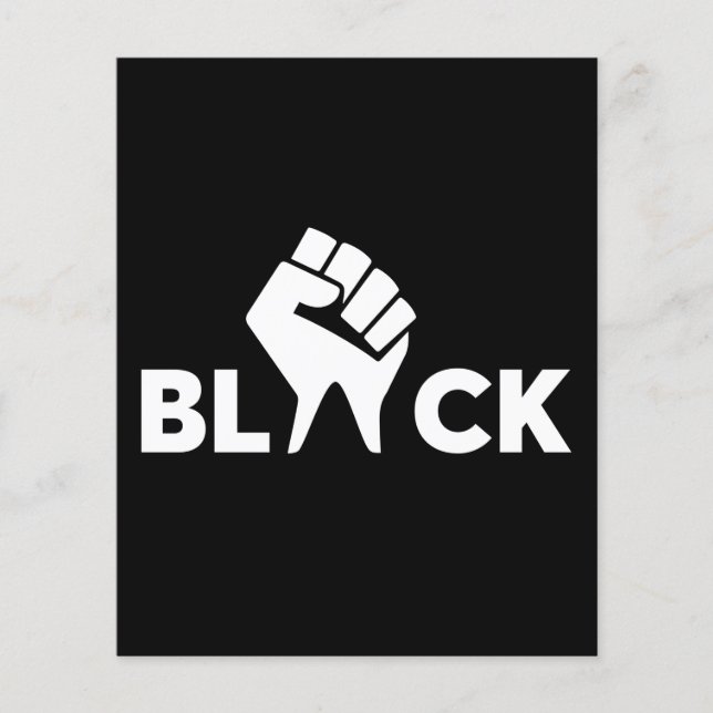 Black Lives Matt Black Avec Main (Devant)