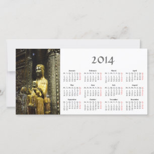 Black Madonna 2014 Calendrier Carte photo