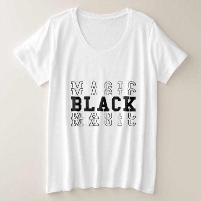 Black Magic Black History Mois T-shirt (Design devant)