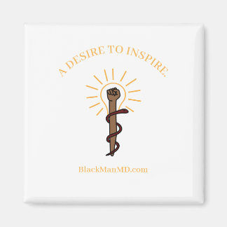 Black Man, M.D. Magnet Carré