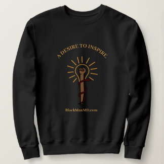 Black Man, M.D. Sweatshirt noir Unisex