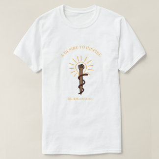 Black Man M.D. T-shirt blanc hommes