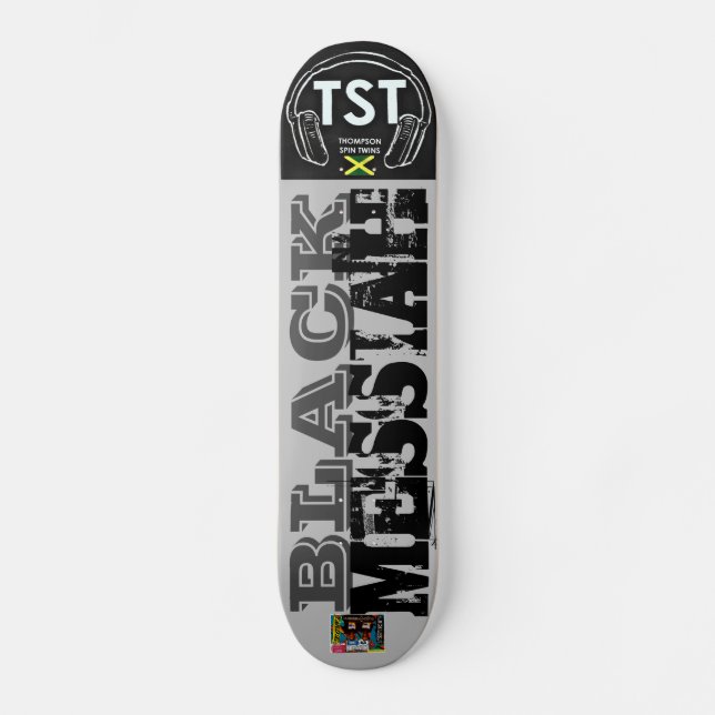 BLACK MESSIE Skateboard (Recto)