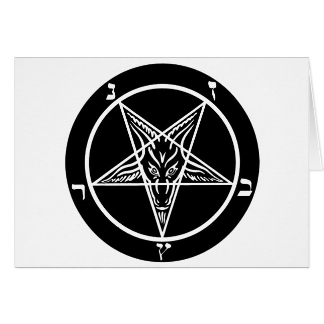 black metal, baphomet of darkness! (Devant horizontal)