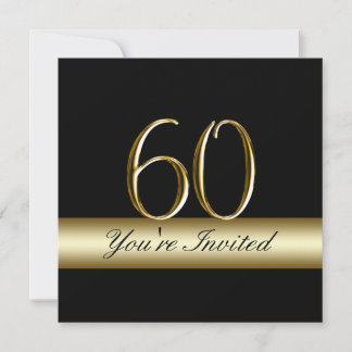 Black Metal Gold Imprimez les invitations d'annive