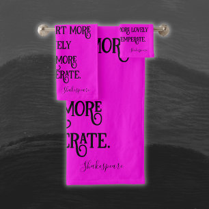 Black on Hot Rose Shakespeare Dois-Je Comparer..  