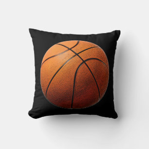 Black Orange Basketball Américain MoJo Coussin