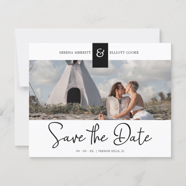 Black pas cher Photo personnalisée instantanée Eng (Devant)