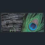 Black Peacock Velvet Programme de mariage des Arri<br><div class="desc">Utilisez ces élégants programmes de mariage paon lors de votre cérémonie de mariage. Ce modèle de plumes paon sur votre programme apportera une touche spéciale à votre mariage à thème paon. Cette vie morte a été prise avec un objectif grand angle pour ajouter un effet doux autour des bords. Les...</div>
