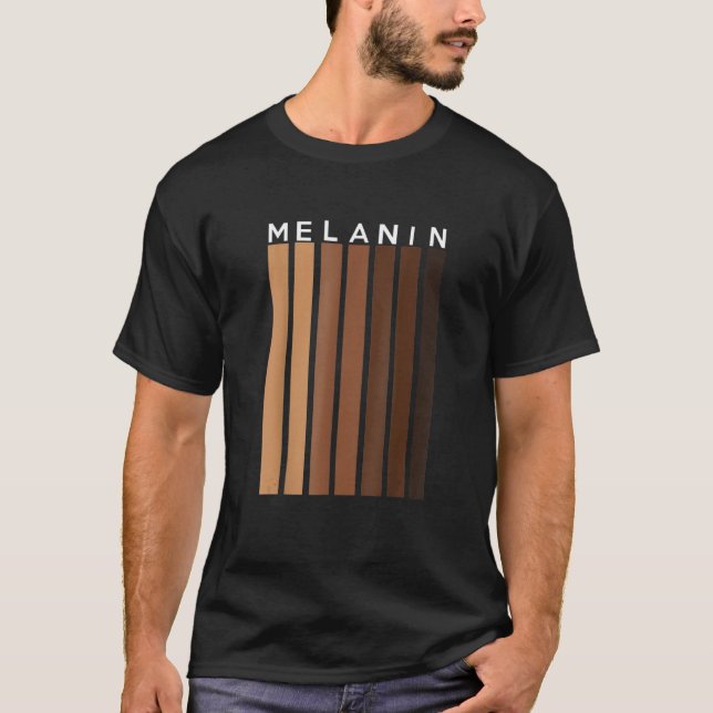 Black Pride Melanin Tshirt For Women Men Afro Quee (Devant)