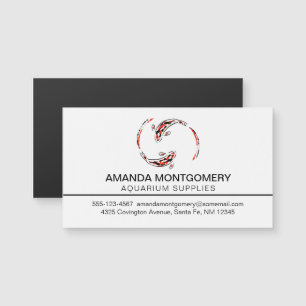 Black & Red Japanese Koi Fish Artistic