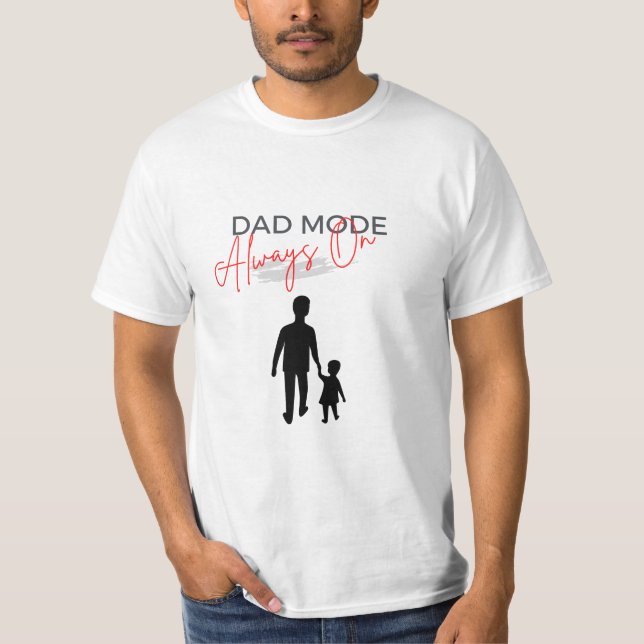 Black Red Papa Mode Toujours En T-shirt (Devant)