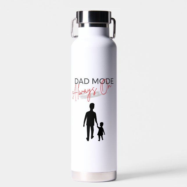 Black Red Papa Mode Toujours Sur La Bouteille D'Ea (Avant)