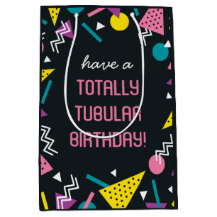 Black Retro Funny 80s Slang Anniversaire Sac cadea