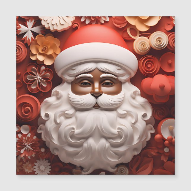 Black Santa Claus Melanin Kris Kringle Xmas Bruh (Devant)