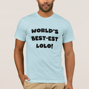 Black Text Meilleurs T-shirts et cadeaux Lolo