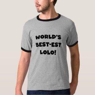 Black Text Meilleurs T-shirts et cadeaux Lolo