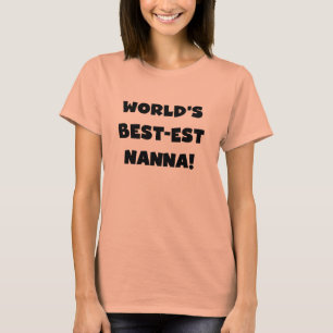 Black Text Meilleurs T-shirts et cadeaux Nanna