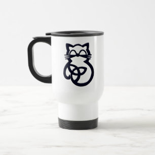 Black Trinity Knot Celtic Chat Voyage Mug