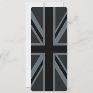 Black Union Jack British Flag Design Personnaliser