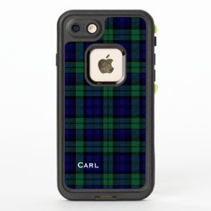 Black Watch Plaid LifeProof iPhone 7 Coque