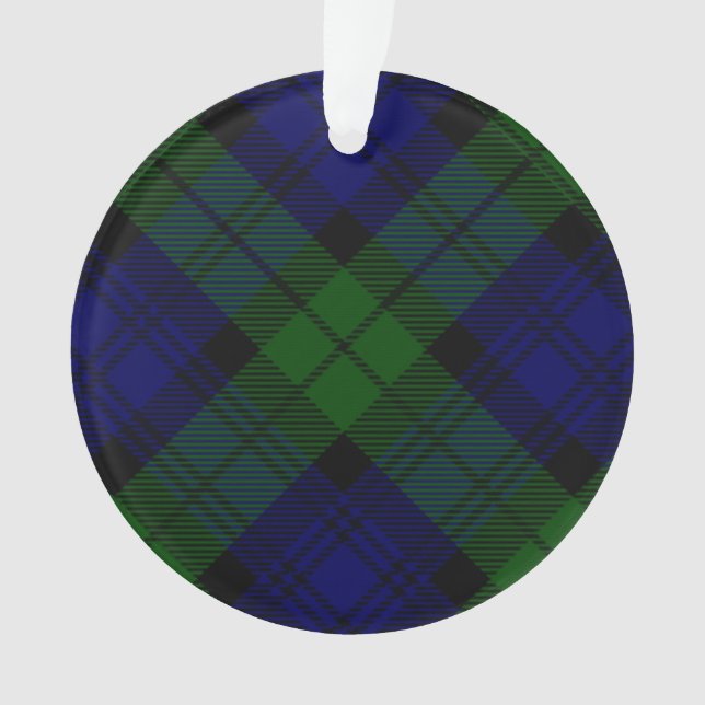 Black Watch Tartan bleu vert Plaid (devant)
