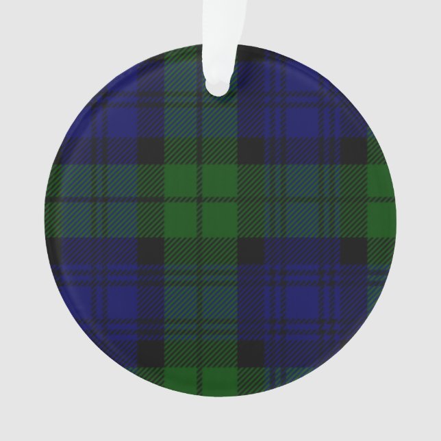 Black Watch Tartan bleu vert Plaid (devant)
