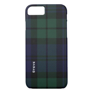 Black Watch Tartan Plaid iPhone 7 Coque