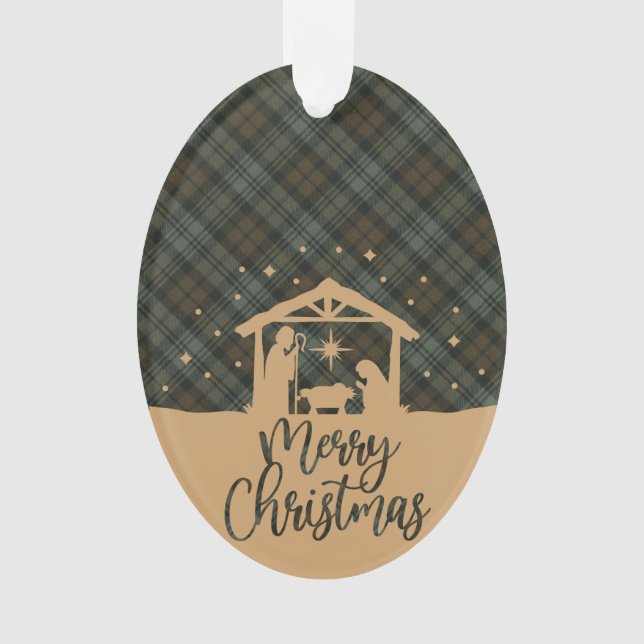 Black Watch Weathered Scottish Tartan Christmas (devant)