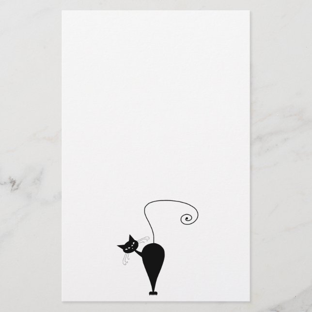 Black Whimsy Kitty 5 (Devant)