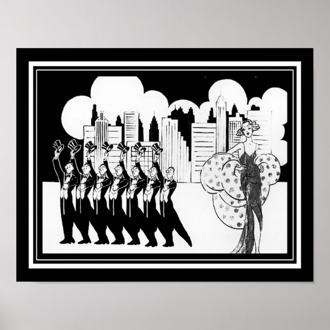 Black & White, Art Déco des années 1920, Showtime (Devant)