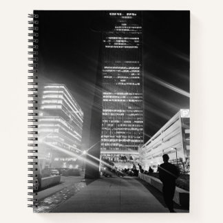 Black & White City Lights Carnet dirigé par l'univ