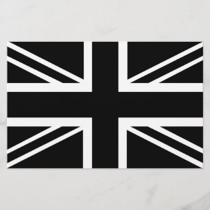 BLack & White Classic Union Jack British(UK) Flag
