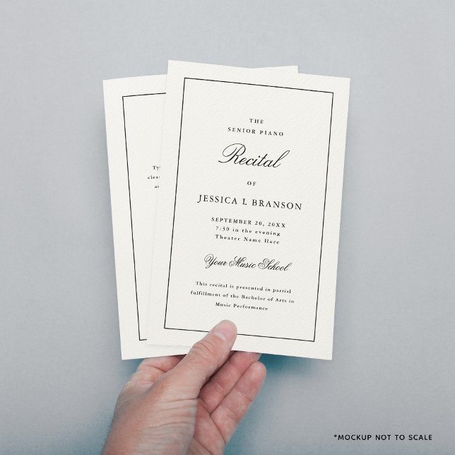 Black & White Music Considérant Modèle du programm (Créateur téléchargé)