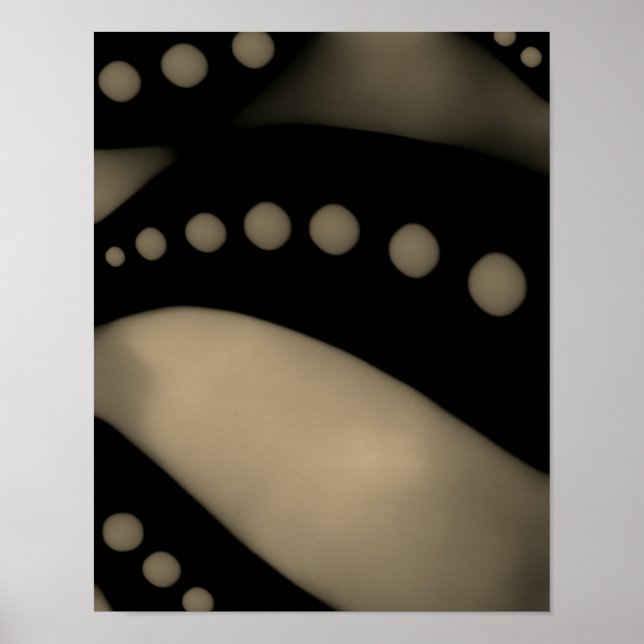 Black & White Smooth - Poster (option toile) (Devant)