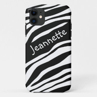 Black & White Zebra Imprimer iPhone 5 Coque