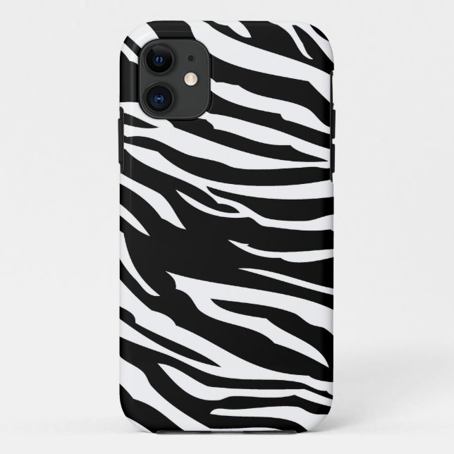 Black Zebra iPhone 5 Mate à peine là™ Coque (Dos)