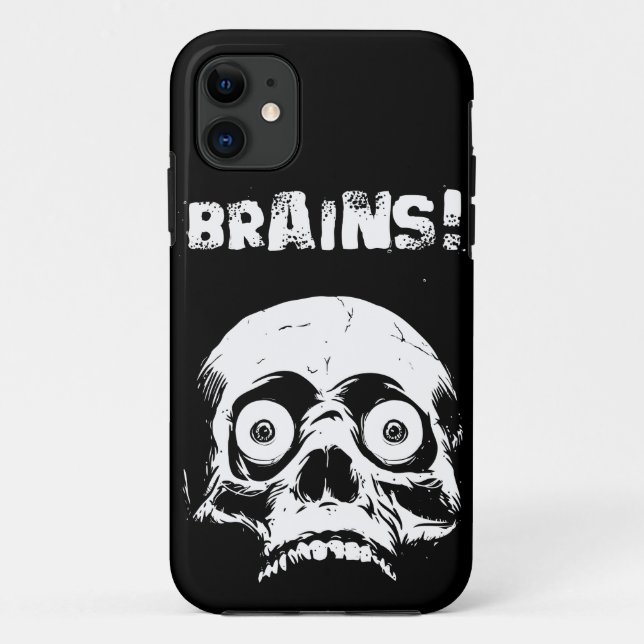 Black Zombie Cerveaux iPhone 5 Coque Style Romero (Dos)