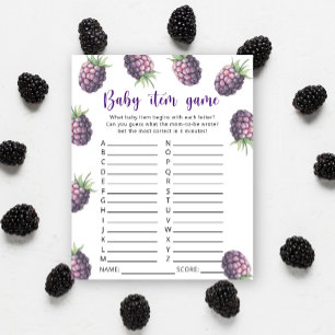 Blackberry - Baby Item Jeu - Baby shower Jeu
