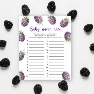 Blackberry - Baby nom jeu de course