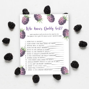 Blackberry - Qui connaît le mieux DADDY jeu