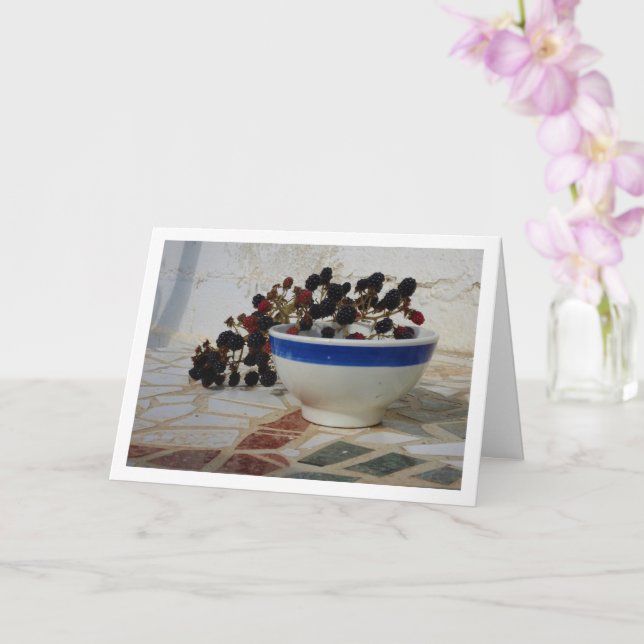 Blackberry sur carte Mosaic (Orchidée)