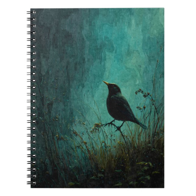 Blackbird Midnight Meadow Carnet (Devant)