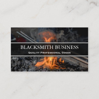 Blacksmith Forge Carte de visite photo