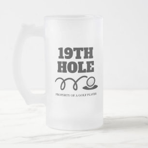Blague de golf amusante 19e trou cadeau de tasse d