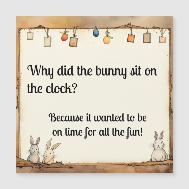 Blague de lapin drôle (Devant)