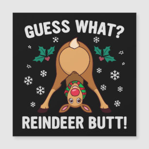 Blague de Noël sur le derrière de renne