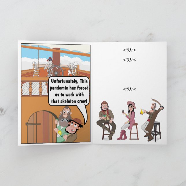 BLAGUE D'HALLOWEEN. CARTE (Intérieur)