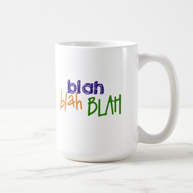 Blah Blah Blah Mug (Droite)