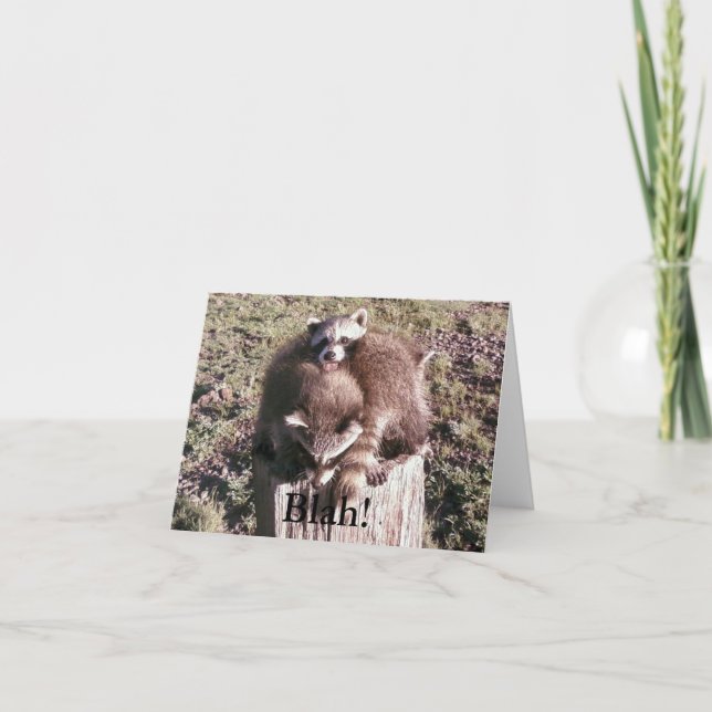 Blah !  Carte pour notes vide (Devant)